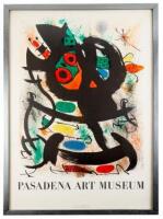 Pasadena Art Museum - color lithograph poster