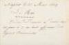 Letter by Murat as King of Naples signed Joachim Napoleon - 3