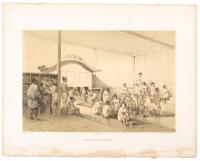 Public Bath at Simoda - Suppressed plate from the report of Perry's Expedition to Japan