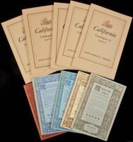 California: Catalogue 50: The library of Jennie Crocker Henderson with Additions - 5 vols. (Parts 1-5)
