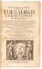Thesaurus Eruditionis Scholasticae: sive Supellex instructissima Dicionum, Verborum, Phrasium, Adagiorum, Sententiarum, Exemplorum, Rerumq... - 9