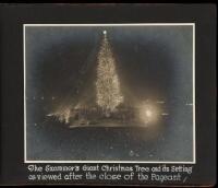 Photograph album of the 1918 San Francisco Examiner Christmas Tree