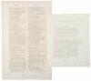 Original leaves from Johnson's Dictionary and Gibbon's Roman Empire