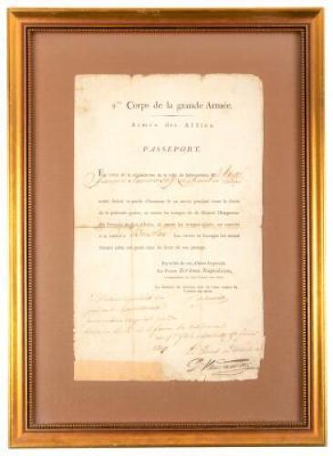 Document signed by General Dominique-Joseph René Vandamme