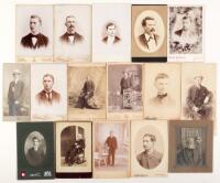 Collection of Cabinet Card Portraits of Gentlemen