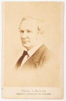 Cabinet Card of Thomas A. Hendricks, Democratic Candidate for Vice-Pres. 1884