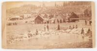 Boudoir Cabinet Card view of Pagosa Springs, Archuleta County, Colorado