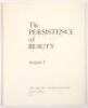 The Persistence of Beauty: Portfolio I