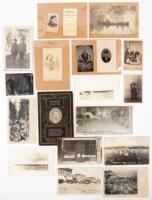 Collection of Photographs in Various Mediums; Carte de Visite, Tintype, Photographic Post Card