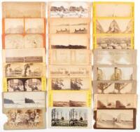 Collection of 24 Stereoscope Views