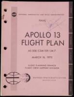 Apollo 13 Flight Plan - Signed by James Lovell