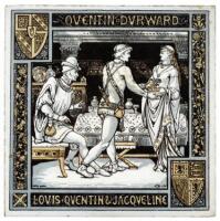 Mintons Tile - "Quentin Durward"