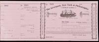 Book of twenty unused tickets for Steerage Passage aboard the steamships of the Inman Lines