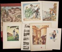 Large collection of menus from Italian Line ships