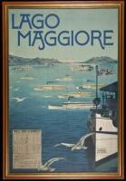 Lago Maggiore - Color lithograph poster