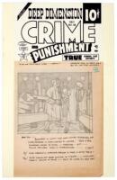 Alex Toth Original Cover Preliminary, CRIME AND PUNISHMENT #68, "Deep Dimension"