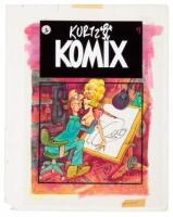 KURTZMAN KOMIX Original Painted Cover Art, Little Annie Fanny Appearance