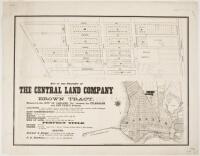 Map of the Property of the Central Land Company Formerly know as the Brown Tract, Situated in the City of Oakland, Cal., between the Telegraph and Sam Pablo Avenues...