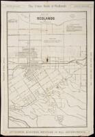 Map of the City of Redlands 1902 California