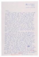 R. Crumb Handwritten Letter to Marty Pahls, January 23, 1975