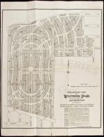 Preliminary map of Westwood Park (in Sutro Forest), San Francisco, the property of Residential Development Company of San Francisco