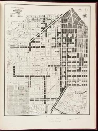 Zoning Map Book for City and County of San Francisco. Contains: complete city map, sectional zoning maps, district boundary map, set back map, zoning ordinance