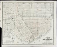 Railroad Map of the City of San Francisco, California. Published by A. Gensoul, Bookseller and Stationer...