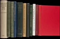 Eleven volumes of bibliographic reference for literature and fine presses