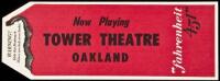Advertising Bookmark for film production of Fahrenheit 451