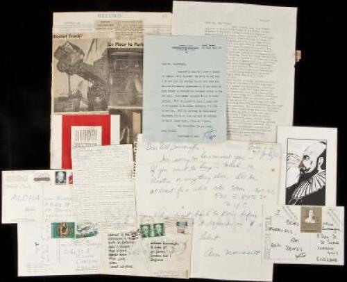 Archive of letters, cards and correspondence between friends within the Burroughs &ldquo;Circle&rdquo;