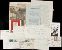 Archive of letters, cards and correspondence between friends within the Burroughs &ldquo;Circle&rdquo;