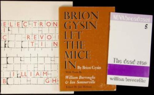 Three items with writings by William Burroughs