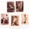 Five albumen print nudes