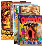 Nine rock posters signed by Jim Phillips