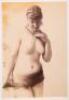 Five albumen print nudes - 2