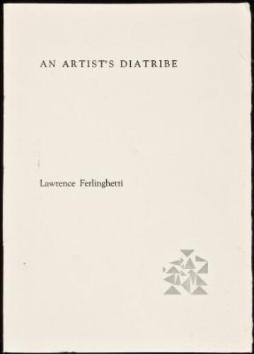 An Artist's Diatribe