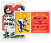 Two posters for shows benefiting the United Farmworkers of America