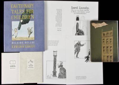 Three volumes by Edward Gorey, plus one illustrated by him