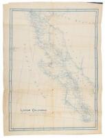 Lower California Traced from Records January 1908