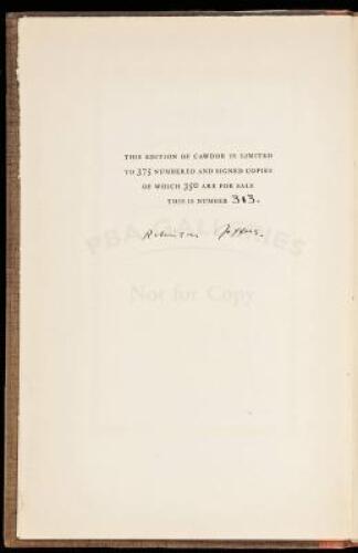 Cawdor and other poems
