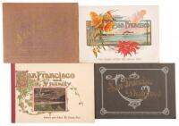 Four view books recording the sights of the 1906 San Francisco Earthquake