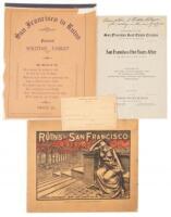 Four items relating to the aftermath of the great San Francisco earthquake and fire