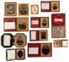 Collection of fifteen daguerreotypes and ambrotypes of members of the Hill family of Greenland, New Hampshire, various relatives, etc., including the family farmhouse