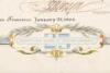 Ornate certificate presented to a Fireman's Fund Insurance Company agent for 25 years of service - 3