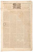 Benjamin Franklin's response to a letter from a Merchant in London [printed in] the Pennsylvania Chronicle