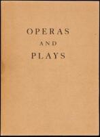 Operas and Plays