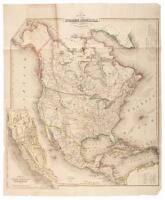 Map of North America, by J. Calvin Smith