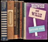 Five first editions by Gertrude Stein