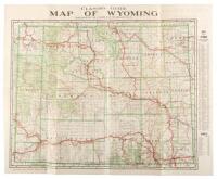 Clason's Guide Map of Wyoming.