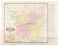 Polk's New Guide Map of the City of Spokane Washington 1901.